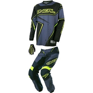 O'Neal - 2017 Element Racewear Combo- Black/Gray/Hi-Viz