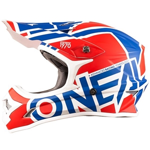 O'Neal - 3 Series Radium Helmet- Red/Blue