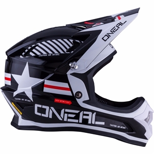Oneal 2017 3 Series Afterburner Full Face Helmet - Black
