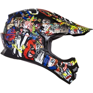 Oneal 2018 3 Series Rancid Full Face Helmet - Black/Multi