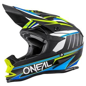 Oneal 2017 7 Series Chaser Full Face Helmet - Blue/Hi-Viz