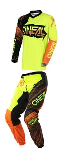 Oneal 2018 Element Burnout Combo Jersey Pant - Black/Hi-Viz/Orange