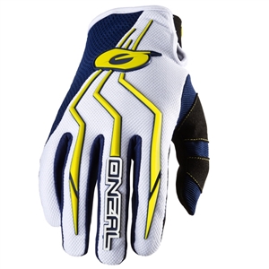 Oneal 2017 Element Racewear Gloves - Blue/Yellow
