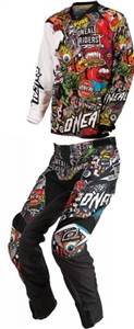 Oneal 2018 Mayhem Crank Combo Jersey Pant - Black/Multi