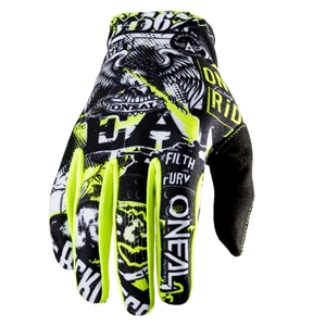 Oneal 2017 Matrix Attack Gloves - Black/Hi-Viz