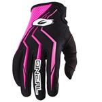 Oneal 2017 Womens Element Racewear Gloves - Black/Pink