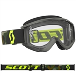 Scott 2017 Recoil Xi MX Clear Lens Goggle - Gray/Fluo Yellow