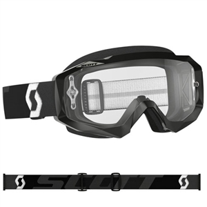 Scott - Hustle MX Clear Lens Goggle- Black