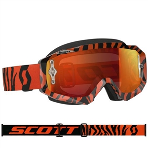 Scott - Hustle MX Goggle- Black/Fluo Orange
