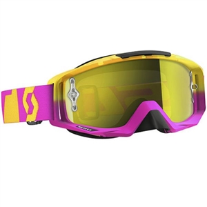 Scott - Tyrant MX Goggle Chrome- Oxide Pink/Yellow