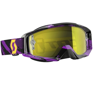 Scott - Tyrant MX Goggle Chrome- Zebra Purple/Yellow