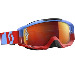 Scott - Tyrant MX Goggle Chrome- Oxide Red/Blue