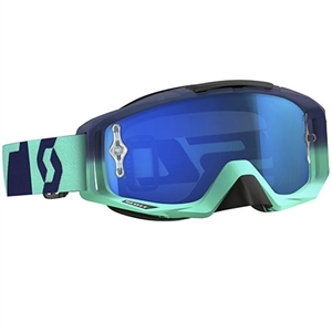 Scott - Tyrant MX Goggle Chrome- Turquoise/Blue