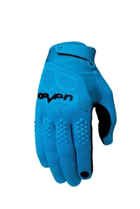 Seven 2017 Rival Gloves - Cyan