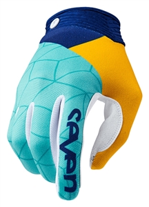 Seven 2017 Zero Diverge Gloves - Aqua