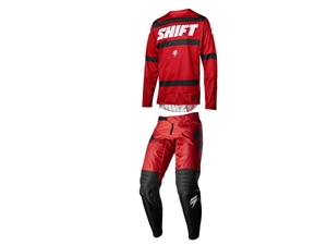 Shift 2018 Label Strike Combo Jersey Pant - Dark Red
