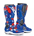 Sidi 2018 Crossfire 3 SRS Boots - White/Blue/Red Flo