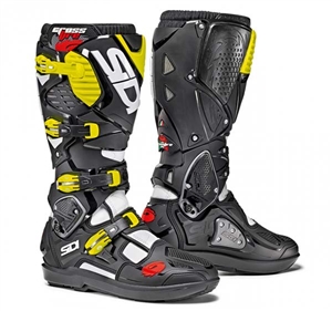 Sidi 2018 Crossfire 3 SRS Boots - White/Black/Flo Yellow