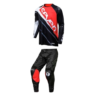 Seven 2018 MX Rival Militant Combo Jersey Pant - Red/Black