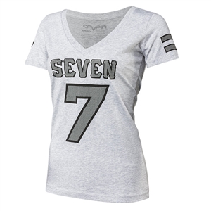 Seven MX 2018 Womens Athletic Tee - Gray Heather