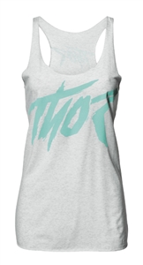 Thor 2018 Womens Overshot Tank - White Heather