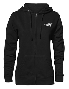 Thor 2018 Womens Street Zip-Up Hoodie - Black