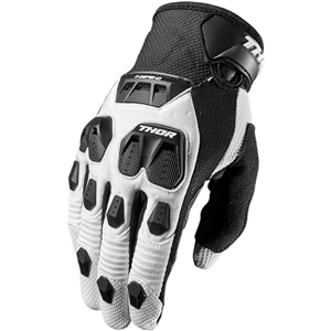 Thor 2017 Defend Gloves - Black/White