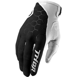 Thor 2017 Draft Indi Gloves - Black/White