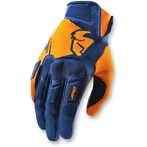 Thor 2017 Flow Gloves - Navy/Orange