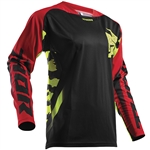 Thor 2018 Fuse Rampant Jersey - Black/Red/Lime