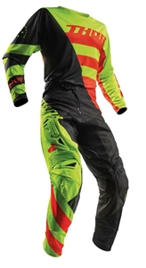 Thor 2018 Fuse Air Rive Combo Jersey Pant - Lime/Orange