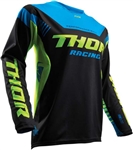 Thor 2017 Fuse Propel Jersey - Black/Lime