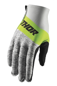 Thor 2018 High Tide Invert Gloves - Gray/Lime