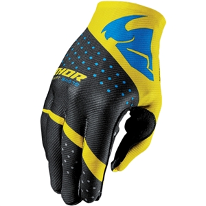 Thor 2017 Invert Rhythm Gloves - Yellow