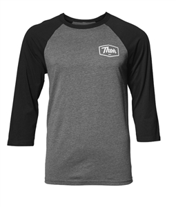 Thor 2018 Script 3/4 Sleeve Tee - Charcoal/Black