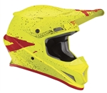 Thor 2018 Sector Hype Full Face Helmet - Fluorescent Acid/Red