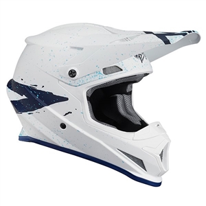 Thor 2018 Sector Hype Full Face Helmet - White/Blue