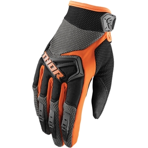 Thor 2017 Spectrum Gloves - Charcoal/Orange