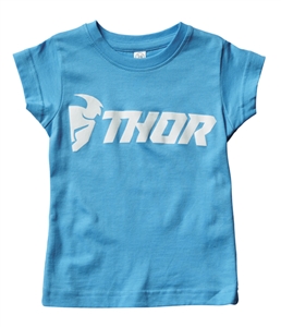 Thor 2018 Toddler Girls Loud Tee - Aqua