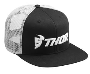 Thor 2018 Trucker Snapback Hat - Black/White