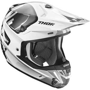 Thor 2018 Verge Vortechs Full Face Helmet - White/Gray