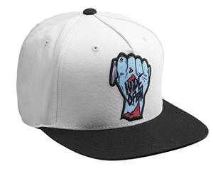 Thor 2018 Wide Open Snapback Hat - White/Black