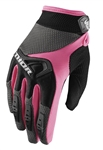 Thor 2018 Womens Spectrum Gloves - Black/Pink