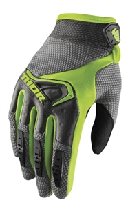 Thor 2018 Womens Spectrum Gloves - Gray/Lime