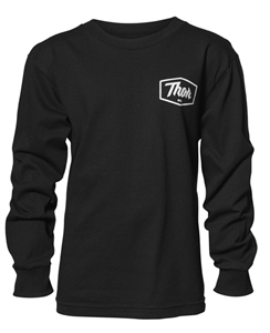 Thor 2018 Youth Script Long Sleeve Tee - Black