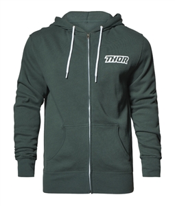Thor 2018 Loud Zip-Up Hooded Sweatshirt - Alpine Green