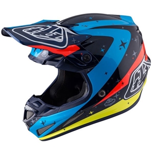 Troy Lee Designs - 2017 SE4 Carbon Twilight Helmet- Navy