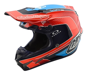 Troy Lee Designs - 2018 SE4 Carbon Squadra Full Face Helmet - Orange