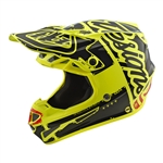 Troy Lee Designs - 2018 SE4 Polyacrylite Factory Full Face Helmet - Yellow