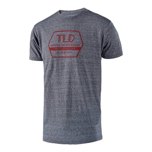 Troy Lee Designs 2018 Factory Premium Tee - Vintage Gray Snow